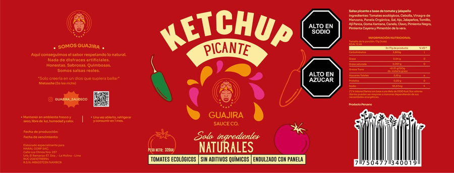 Ketchup Artesanal Guajira - Picante