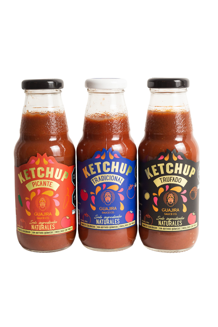 Pack de tres ketchup artesanales guajira